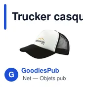 Casquette Trucker personnalisable avec logo - Rouge - Miniature 8