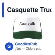 Casquette Trucker personnalisable avec logo - Rouge - Miniature 9