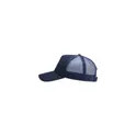 Variante bleu marine - Casquette Trucker personnalisable en coton recyclé avec logo