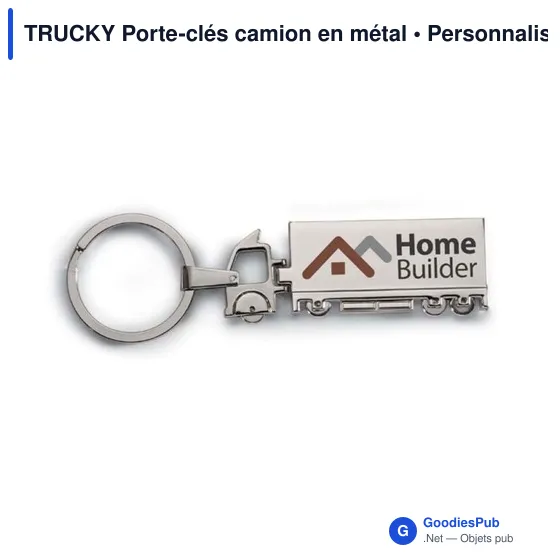 TRUCKY Porte-clés camion en métal - Image 2