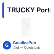 TRUCKY Porte-clés camion en métal - Miniature 3