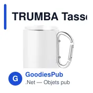 TRUMBA Tasse en métal double paroi - Miniature 11