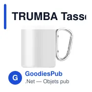 TRUMBA Tasse en métal double paroi - Miniature 12