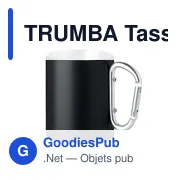 TRUMBA Tasse en métal double paroi - Miniature 4