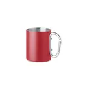 Variante rouge - TRUMBA Tasse en métal double paroi