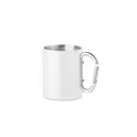 Variante blanc - TRUMBA Tasse en métal double paroi