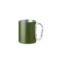 Variante vert foncé - TRUMBA Tasse en métal double paroi