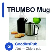 TRUMBO Mug acier et anse mousqueton. - Miniature 12