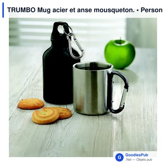 TRUMBO Mug acier et anse mousqueton. - Image 12