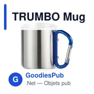 TRUMBO Mug acier et anse mousqueton. - Miniature 5
