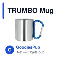 TRUMBO Mug acier et anse mousqueton. - Miniature 6