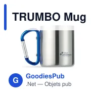 TRUMBO Mug acier et anse mousqueton. - Miniature 7