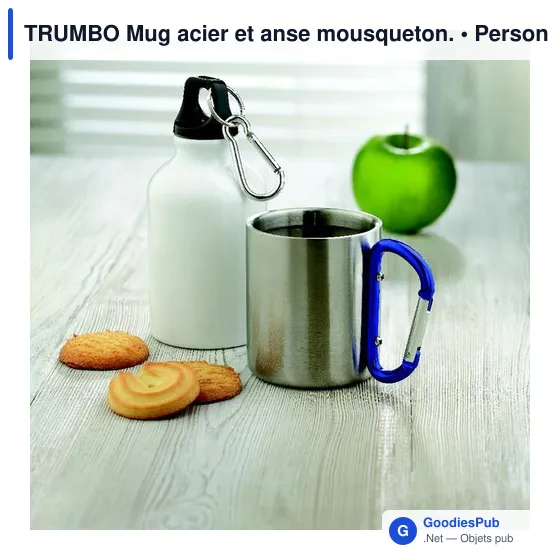 TRUMBO Mug acier et anse mousqueton. - Image 8