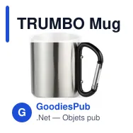 TRUMBO Mug acier et anse mousqueton. - Miniature 9