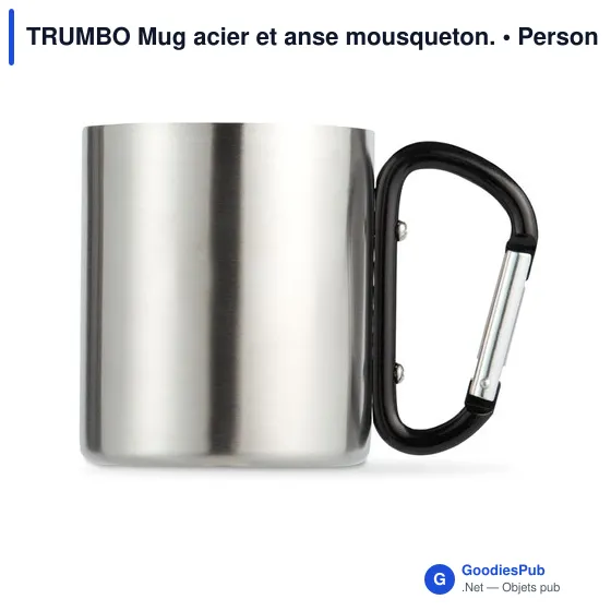 TRUMBO Mug acier et anse mousqueton. - Image 10
