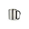 Variante noir - TRUMBO Mug acier et anse mousqueton.