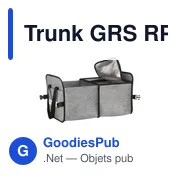 Organisateur de coffre personnalisable avec logo - Trunk GRS RPET - Miniature 1