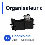 Organisateur de coffre personnalisable avec logo - Trunk GRS RPET - Miniature 12