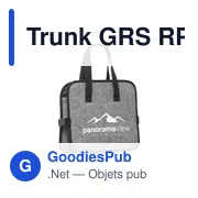 Organisateur de coffre personnalisable avec logo - Trunk GRS RPET - Miniature 3