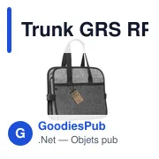 Organisateur de coffre personnalisable avec logo - Trunk GRS RPET - Miniature 4