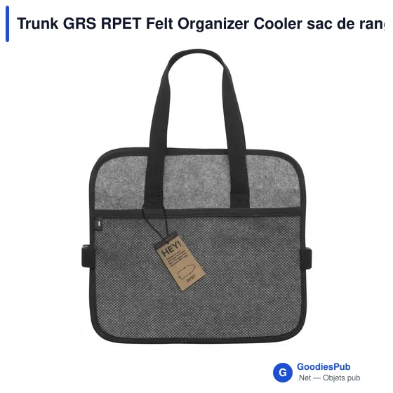 Organisateur de coffre personnalisable avec logo - Trunk GRS RPET - Image 5
