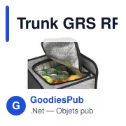 Organisateur de coffre personnalisable avec logo - Trunk GRS RPET - Miniature 7