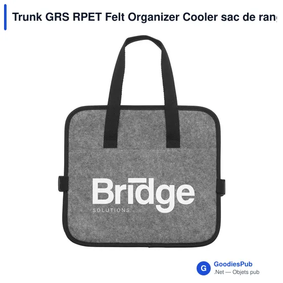 Organisateur de coffre personnalisable avec logo - Trunk GRS RPET - Image 10