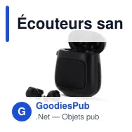 Écouteurs sans fil personnalisables avec enceinte 3W et logo - TruWireless - Miniature 2