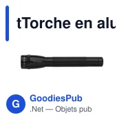 Lampe torche personnalisable Maglite Monique avec logo - Miniature 4