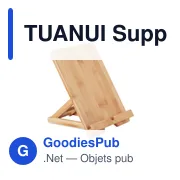TUANUI Support pour tablette bambou - Miniature 1