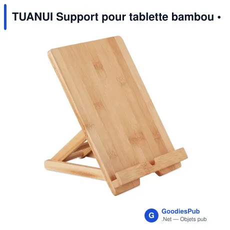TUANUI Support pour tablette bambou