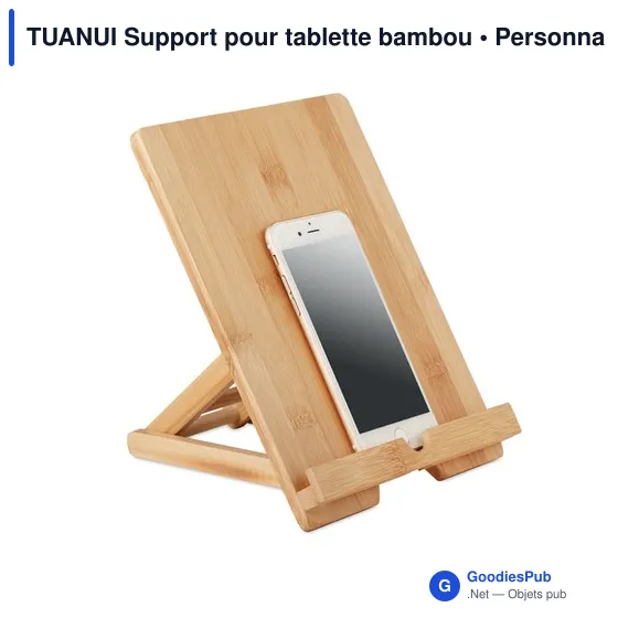 TUANUI Support pour tablette bambou - Image 4