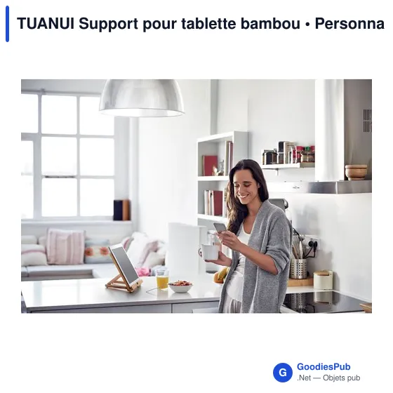 TUANUI Support pour tablette bambou - Image 6