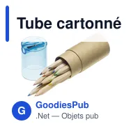 Tube cartonné de 12 crayons Terrence - Miniature 11