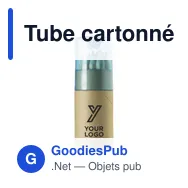 Tube cartonné de 12 crayons Terrence - Miniature 12