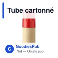 Tube cartonné de 12 crayons Terrence - Miniature 9
