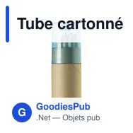 Tube cartonné de 12 crayons Terrence - Miniature 10