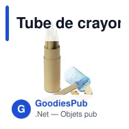 Tube de crayons personnalisable avec logo - Libbie - Miniature 6