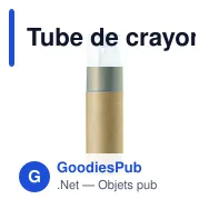 Tube de crayons personnalisable avec logo - Libbie - Miniature 7