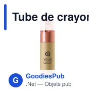 Tube de crayons personnalisable avec logo - Libbie - Miniature 9