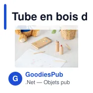 Tube en bois de 6 crayons personnalisable avec logo - Francis - Miniature 3