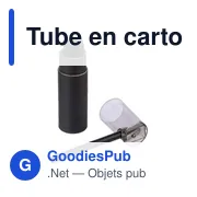 Tube en carton recyclé de 6 crayons personnalisables avec logo - Miniature 3
