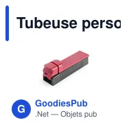 Tubeuse personnalisable Morris pour objets publicitaires avec logo - Miniature 1