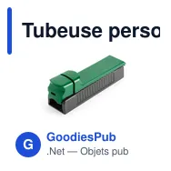 Tubeuse personnalisable Morris pour objets publicitaires avec logo - Miniature 2
