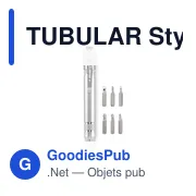 TUBULAR Stylo multi-outils recyclé - Miniature 1
