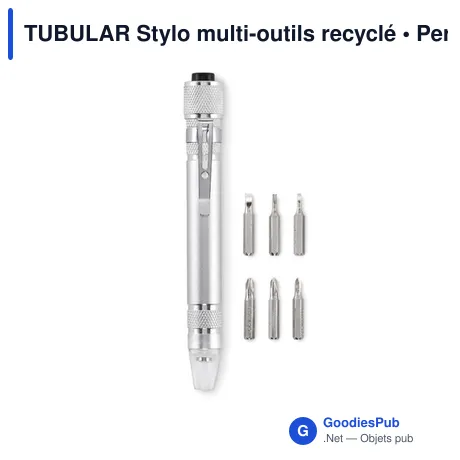TUBULAR Stylo multi-outils recyclé