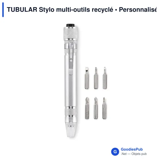 TUBULAR Stylo multi-outils recyclé - Image 1