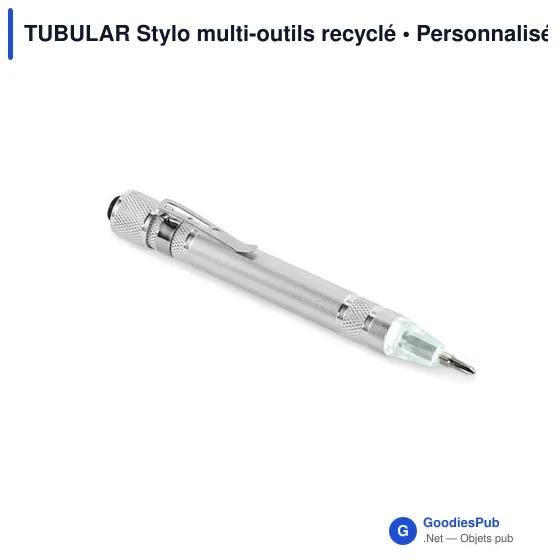 TUBULAR Stylo multi-outils recyclé - Image 2