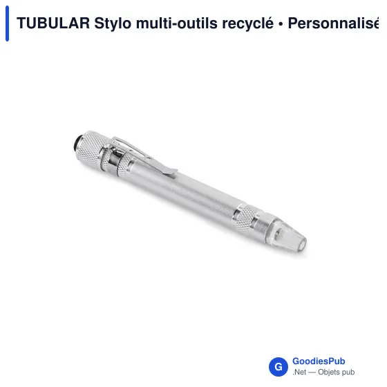 TUBULAR Stylo multi-outils recyclé - Image 3