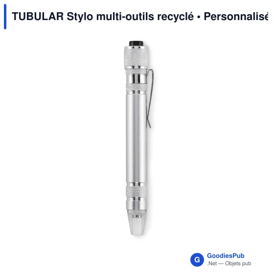 TUBULAR Stylo multi-outils recyclé - Image 4